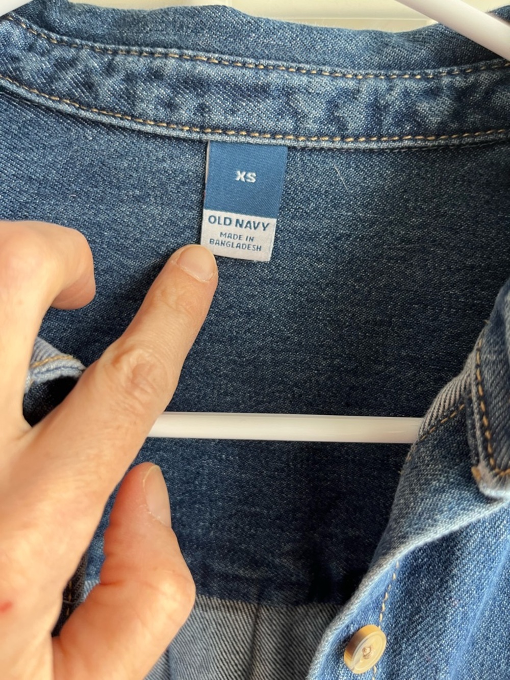 Classic Dark Blue Denim Shirt Jacket - Picture 2 of 6